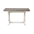 Cream Brown Solid Wood Dining Table N744702