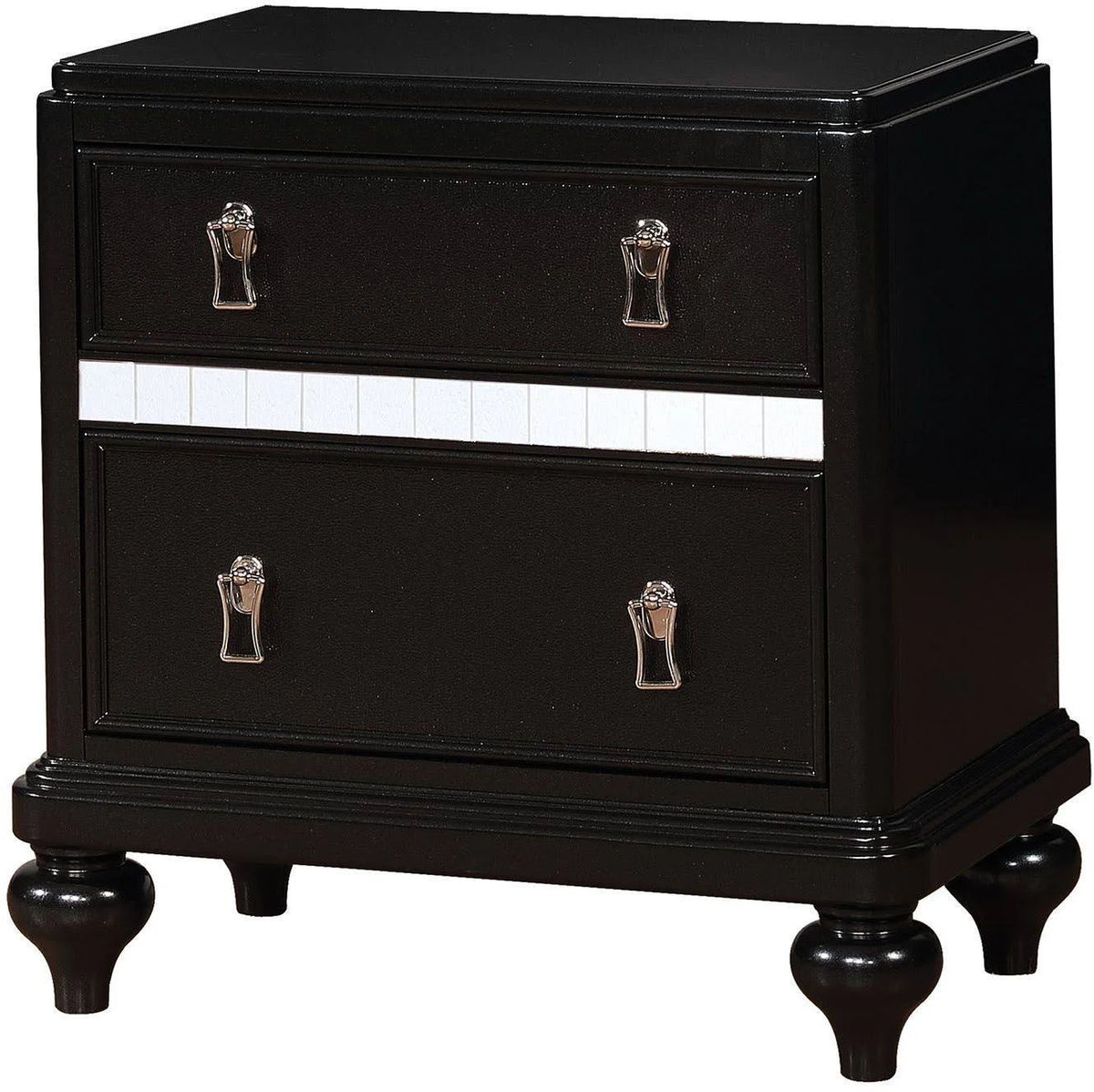 Black Nightstand D16105