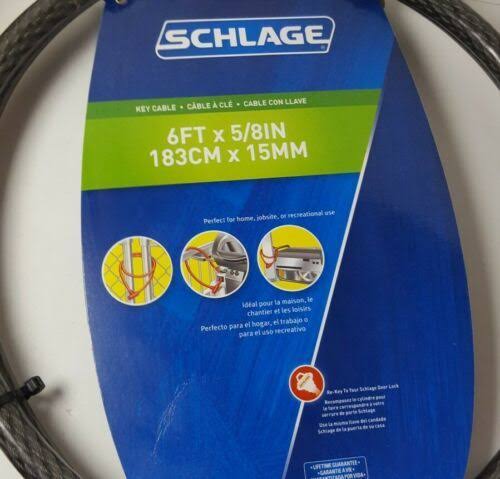 Locking Cable 5/8 in. x 6' P616645
