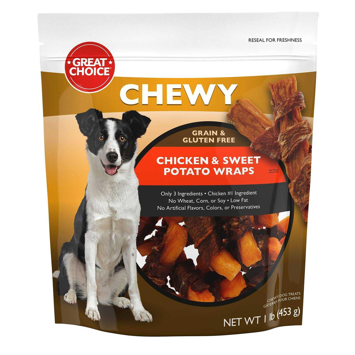 Dog Wrapped Treat Chicken and Sweet Potato M8900