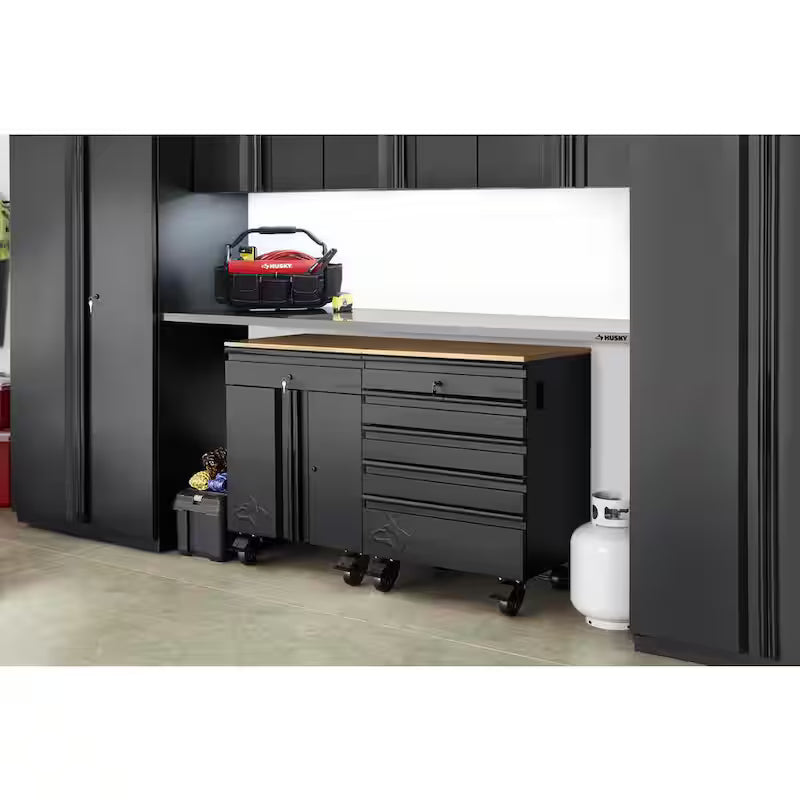 4 in. Caster Kit for Welded Steel Garage Base Cabinets H65980