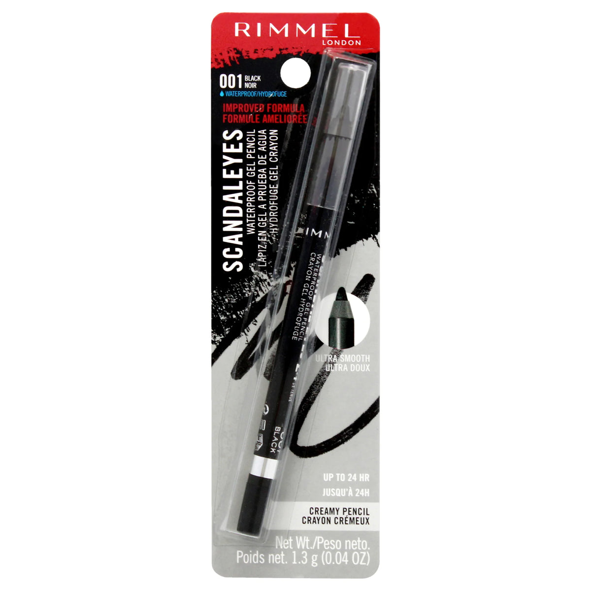 0.04 oz Waterproof Gel Pencil Eyeliner R67694