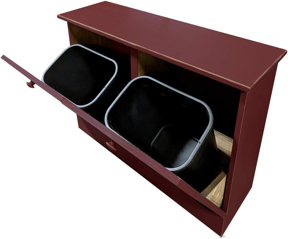 Wooden Trash Cabinet Y24508