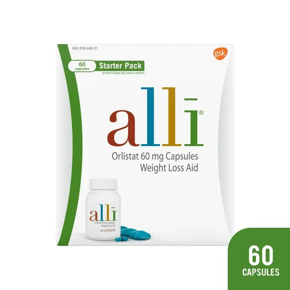 60 Mg Orlistat Weight Loss Supplement Capsules I48748