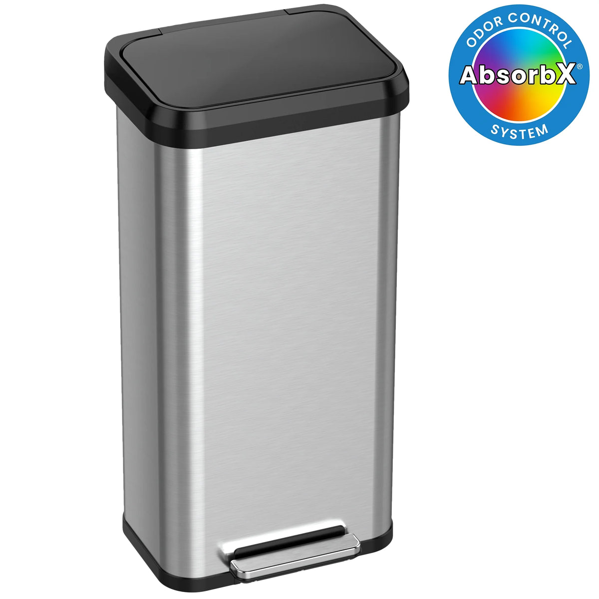 20 Gallon Stainless Steel Step Pedal Trash Can V929