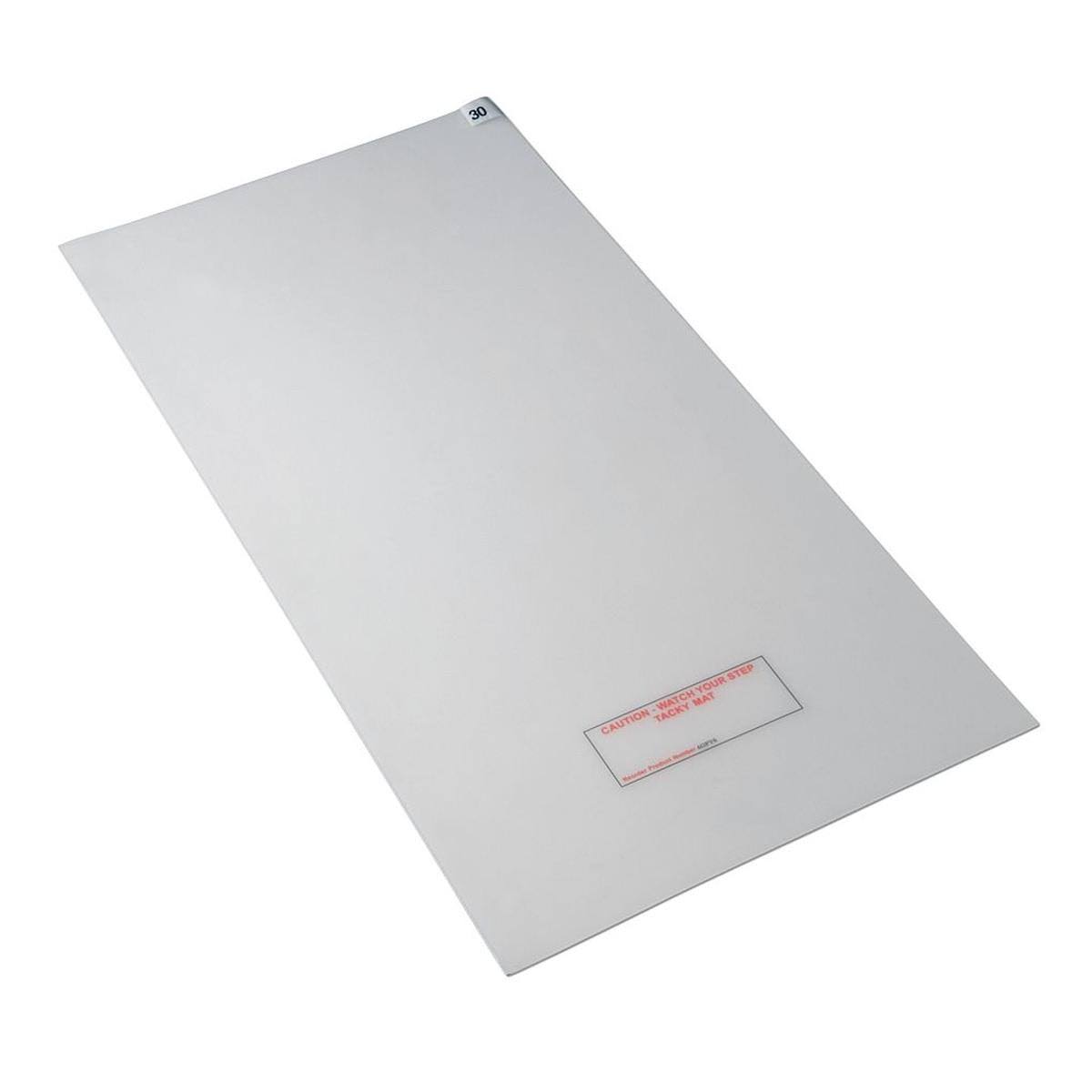 Clear Disposable Tacky Mat 24 inch W x 45 inch L I692553