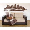 Red 59in x 20in Cityscape Wall Decal R508675