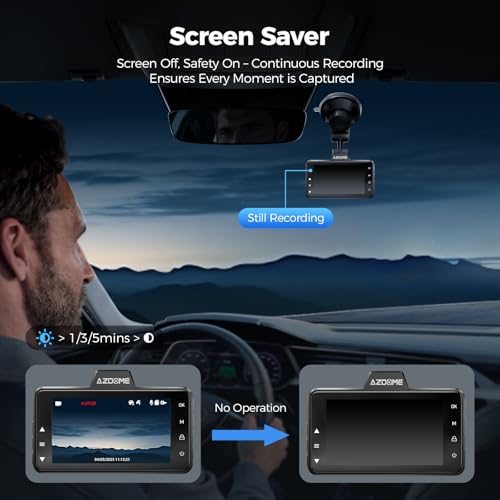 Dual Dash Cam Front and Rear with 64GB Card P868