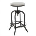 26" Off White Swivel Bar Stool X47438