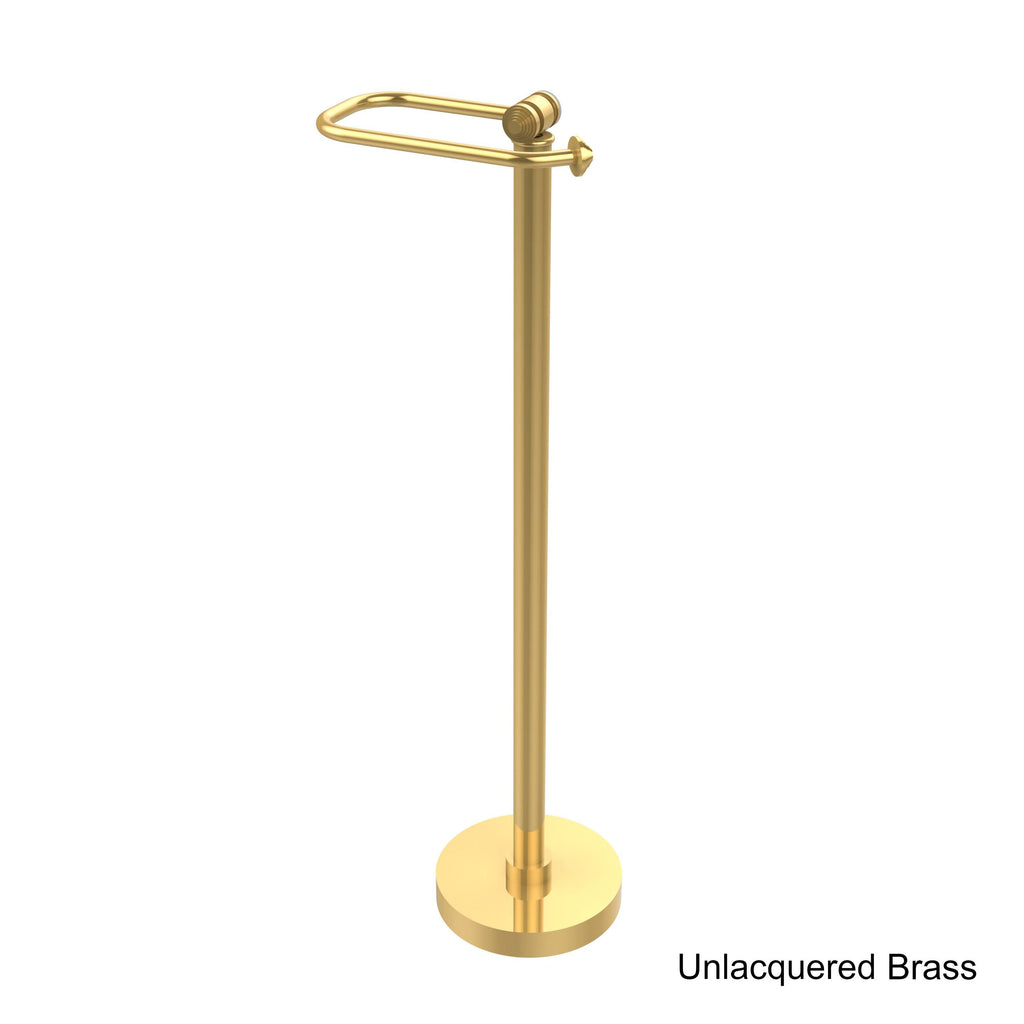 Matte Black Free Standing Toilet Tissue Holder O186
