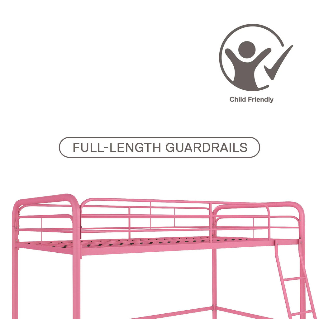 Twin Metal Loft Bed X827584