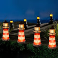 5 Pack Solar Garden Lights Outdoor Waterproof Red W699