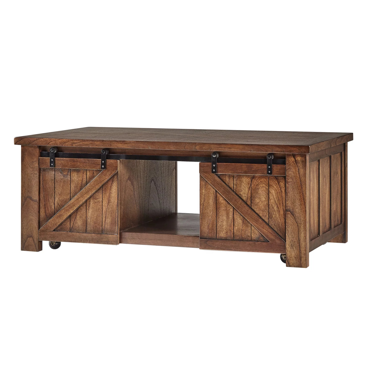Brown Cherry Finish Cocktail Table Z72602