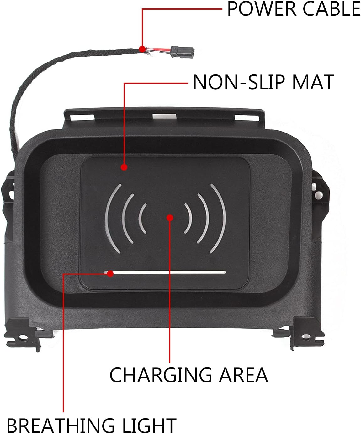 Wireless Charger Tray for Toyota Corolla Pack of 2 L34508