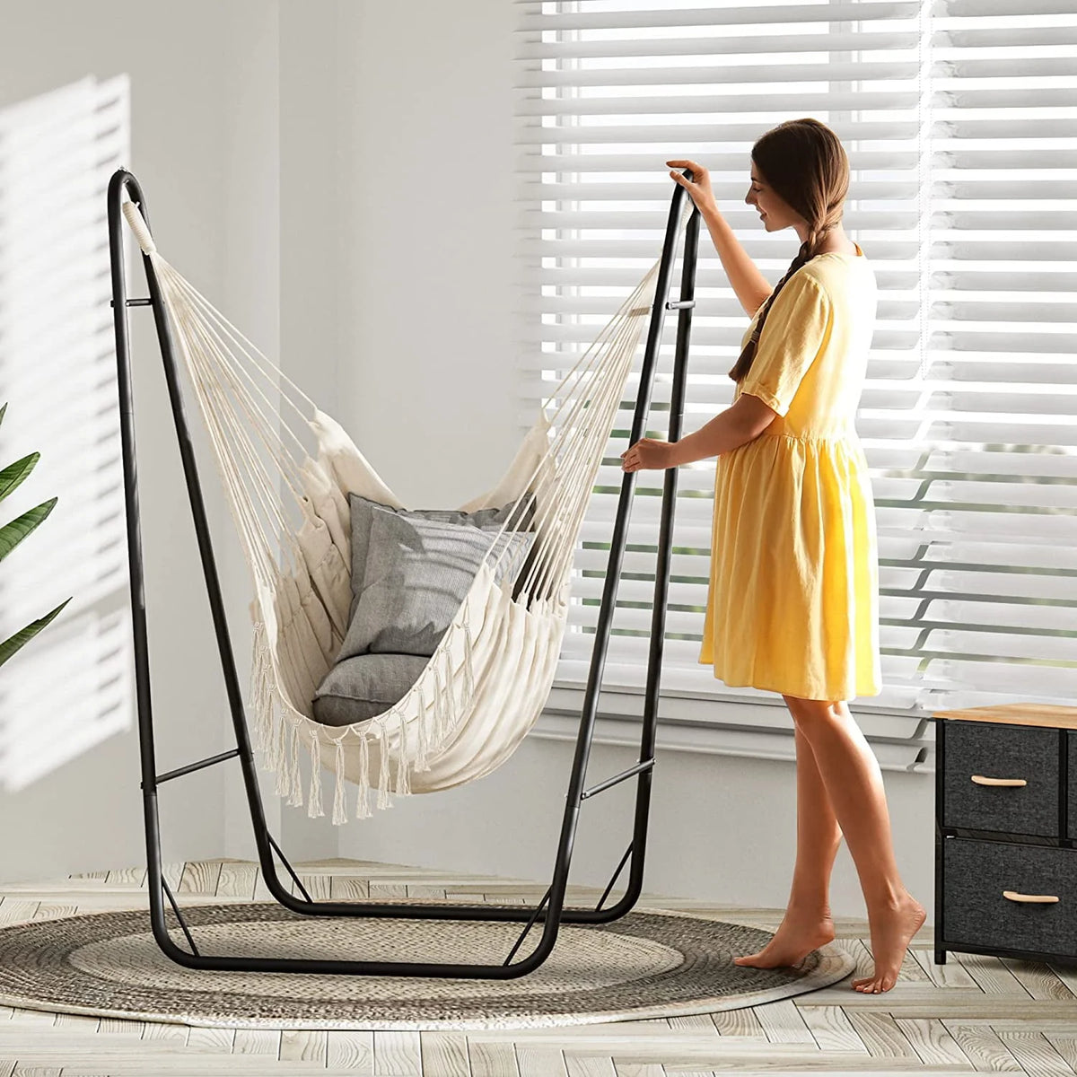 Hammock Chair with Stand Heavy Duty 330Lbs S665