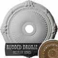 27 1/2x22OD x 3 7/8x22ID x 2 1/4x22P Rubbed Bronze Ceiling Medallion I983