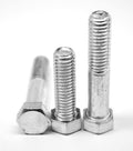 M12 x 1.75 x 55 mm Coarse Thread DIN 931 Class 10.9 Hex Cap Screw Alloy Steel Zinc Plated Pk 25 X941