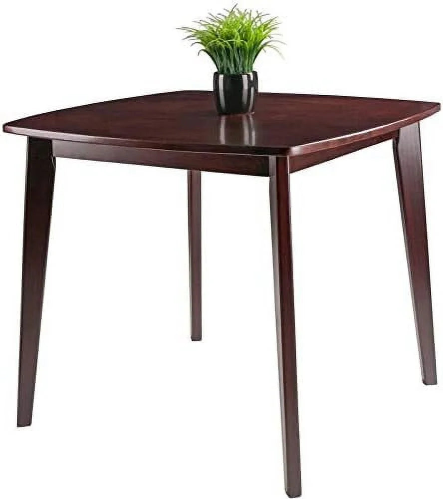 34" Square Solid Wood Dining Table in Walnut P733483