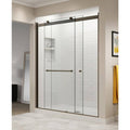 Oil Rubbed Bronze Bypass Semi Frameless Shower Door D863740