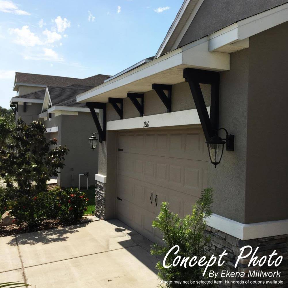 Western Red Cedar Traditional Block Bracket E524521