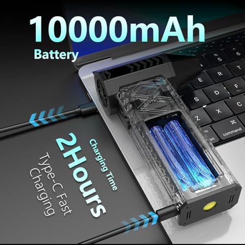 10000mAh 180000RPM Cordless Rechargeable Compressed Air Duster S54659