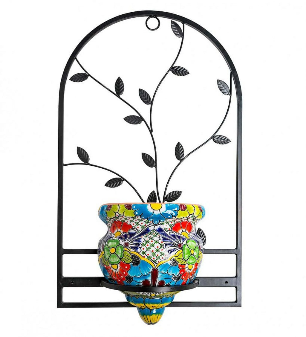 Handcrafted Terra Cotta Flat-Backed Wall Planter F772