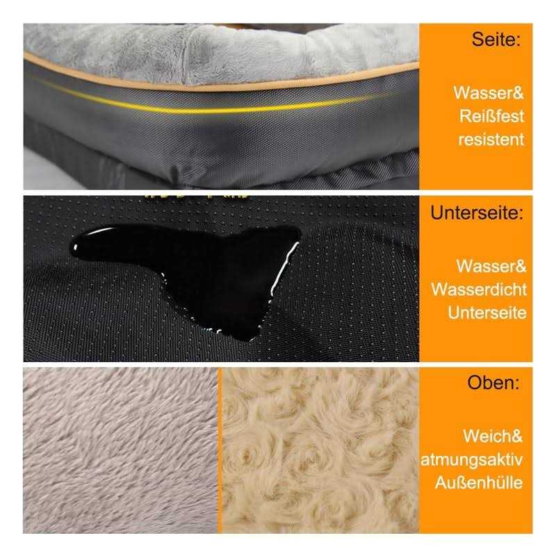 Large Memory Foam Orthopedic Dog Bed with Removable Washable Cover Z860345