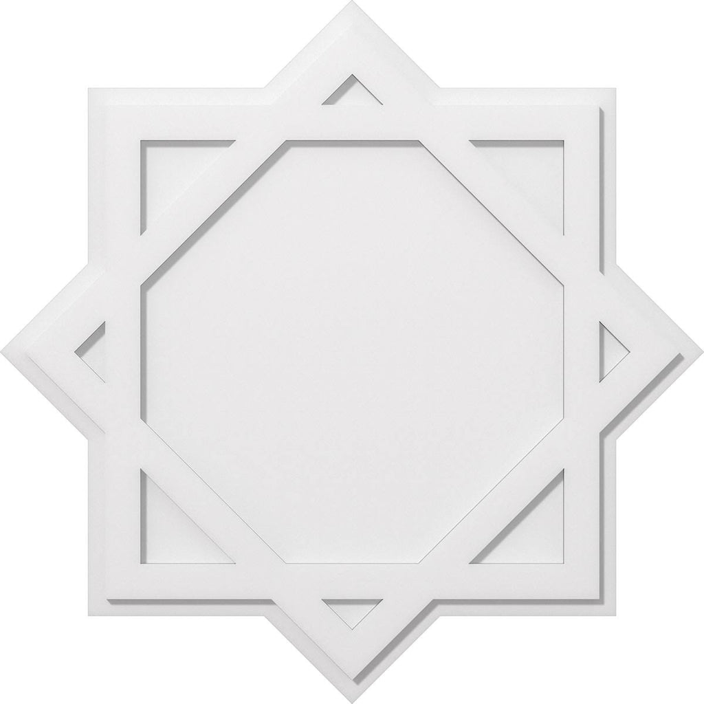 34 inch x 18 3/4 inch x 1 inch PVC Contemporary Ceiling Medallion Y976