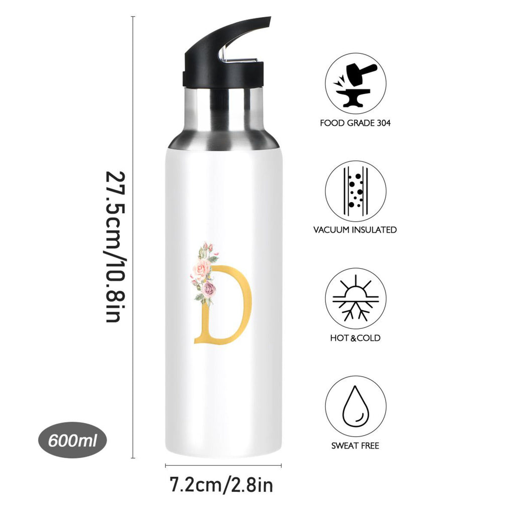 Stainless Steel Insulated Water Bottle with Straw Lid E835656