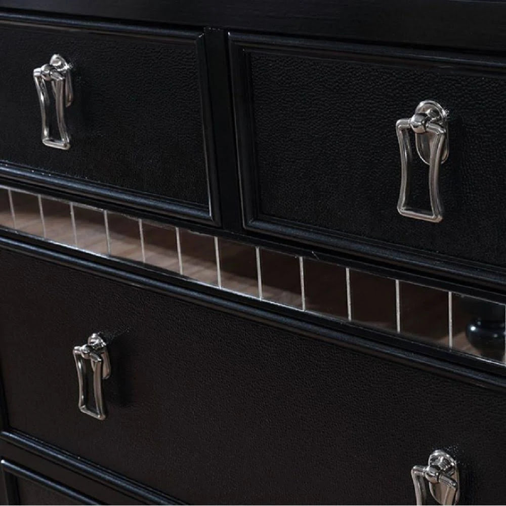 Black Nightstand D16105