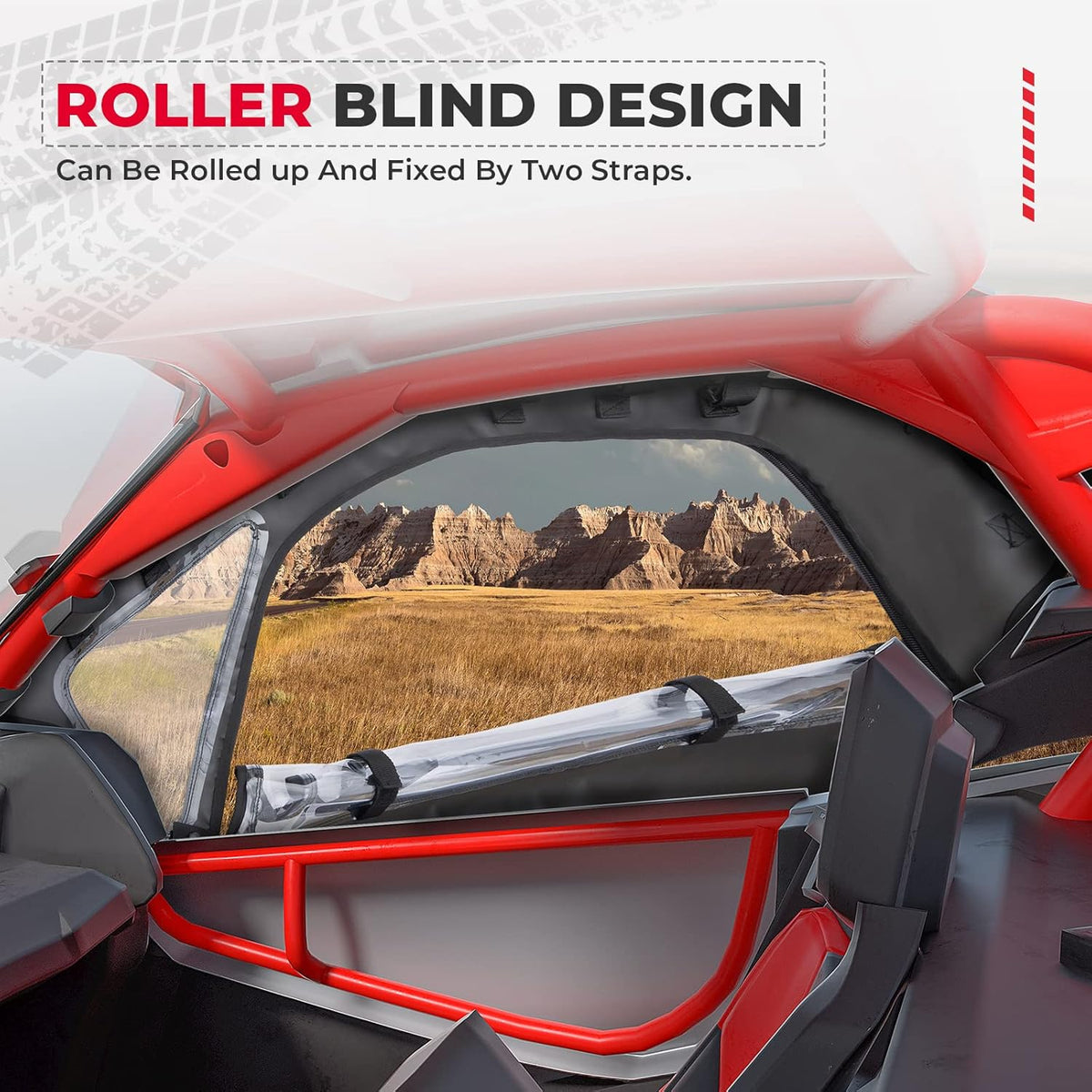 Soft Upper Door Set Kit for UTV Soft Cab Doors B7001