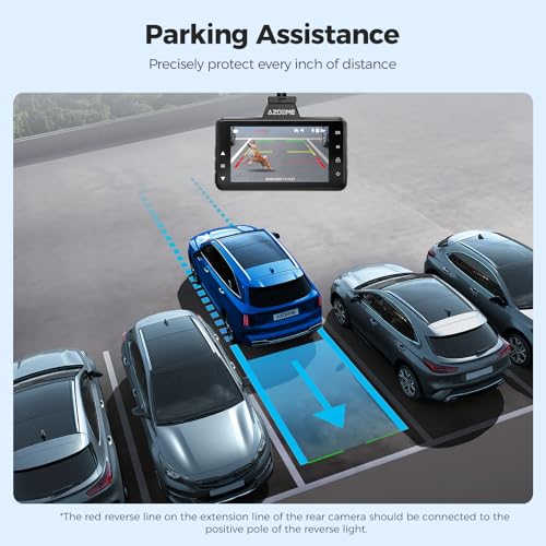 Dual Dash Cam Front and Rear with 64GB Card P868