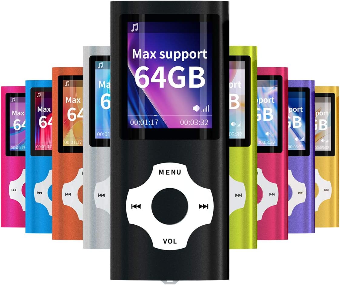 Black Pack of 2 MP3 MP4 Player L9316