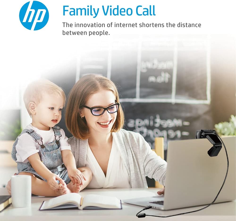720P HD Webcam with Built-in Microphone D722883