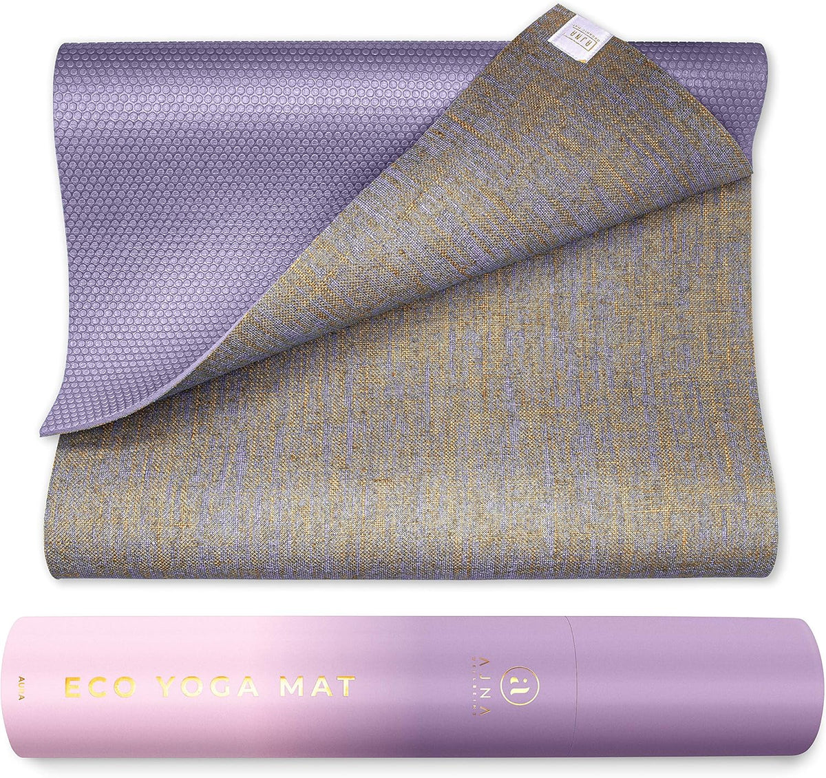 Organic Jute Yoga Mat with Carrying Strap, 72 Inch, 5mm, Pack of 2 G8005