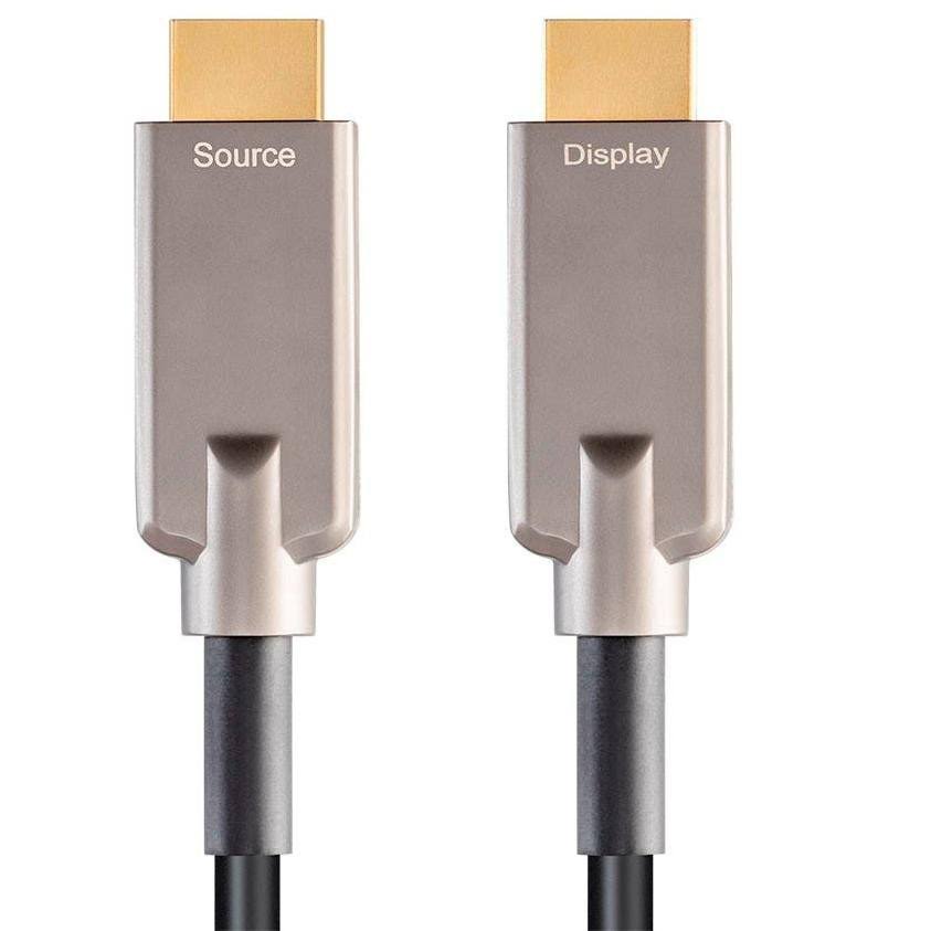 50 Feet Black Fiber Optic HDMI Cable A3195