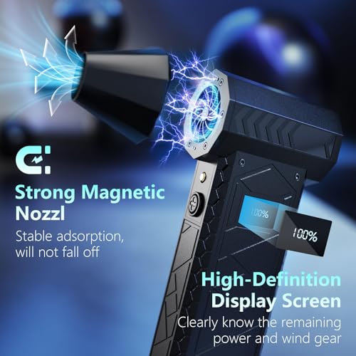 10000mAh 180000RPM Cordless Rechargeable Compressed Air Duster S54659