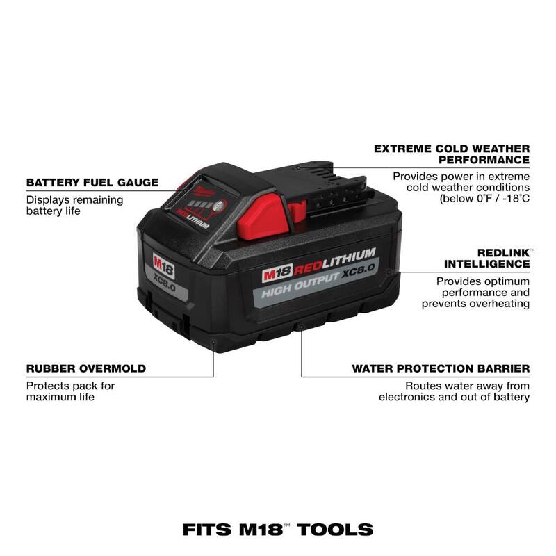 18-Volt Lithium-Ion 8.0 Ah Battery O6979