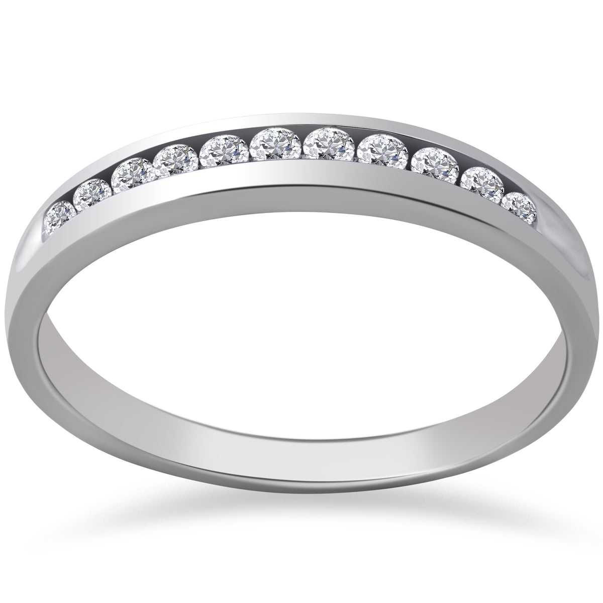 14k White Gold Lab Grown Diamond Wedding Ring C964941