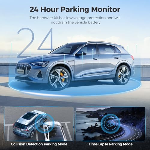 Dual Dash Cam Front and Rear with 64GB Card P868