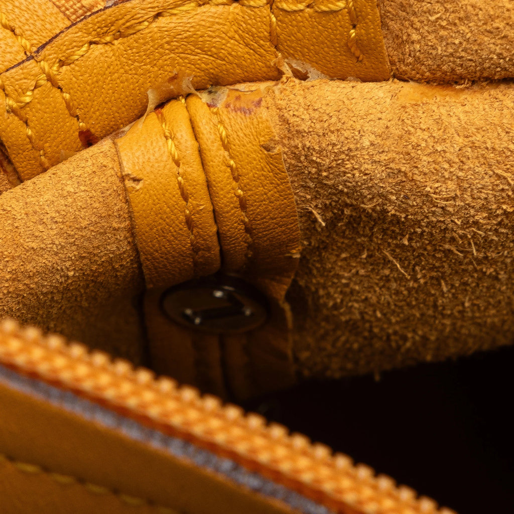 Yellow Calf Leather Top Handle Bag R381401