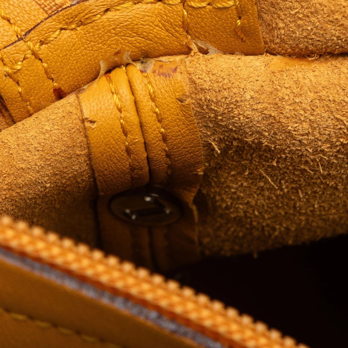 Yellow Calf Leather Top Handle Bag R381401
