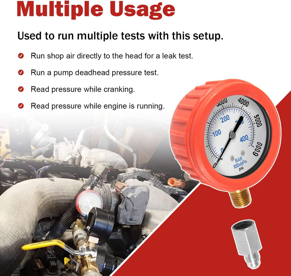 High Pressure Oil Test Tool Kit E707