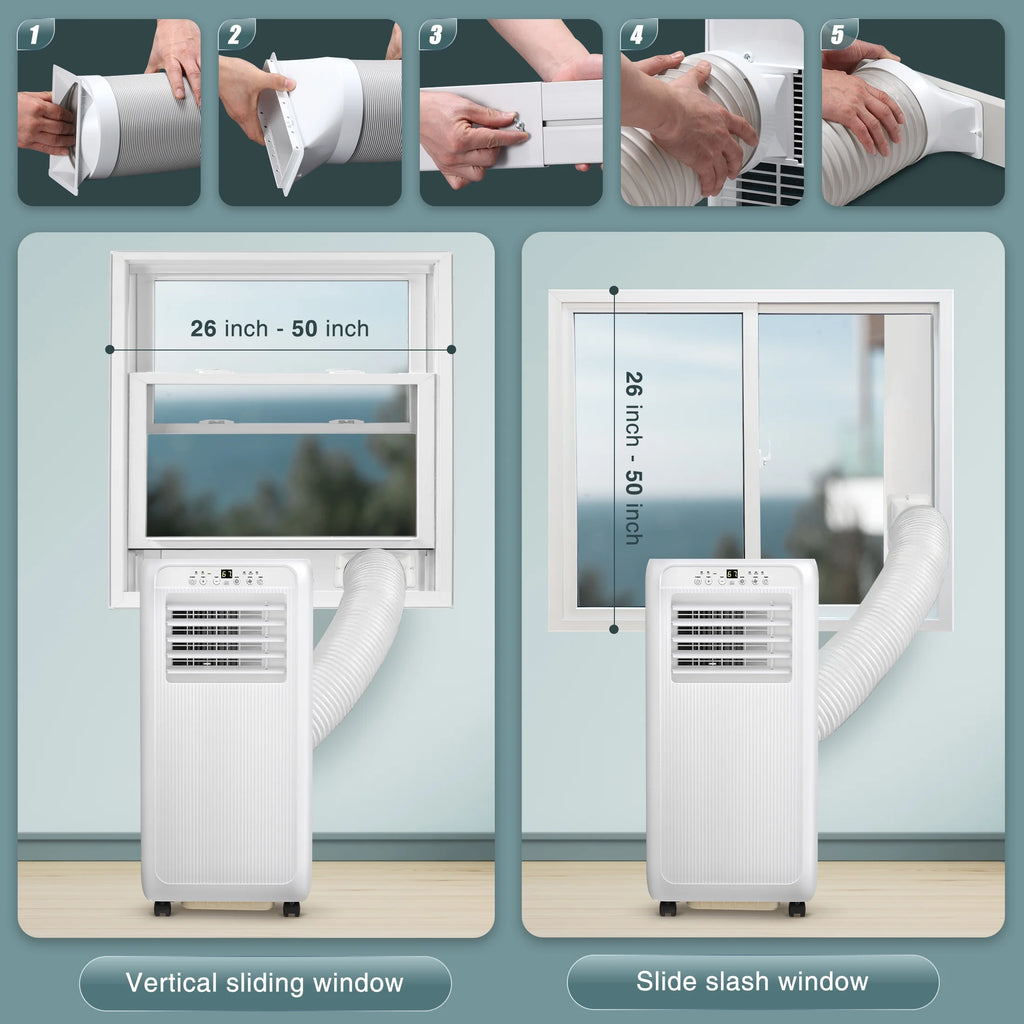 5000BTU Portable Air Conditioner 3 in 1 with 24-Hour Timer H88999