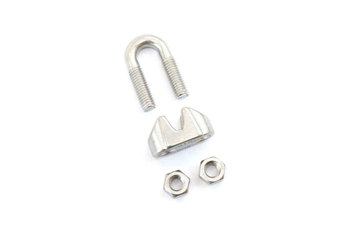 Stainless Steel Wire Rope Cable Clips 1/4 Inches 6mm G309