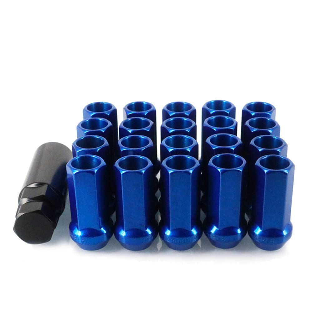 Blue Open End Alloy Steel Lug Nut Set - 20 Piece Set H5314