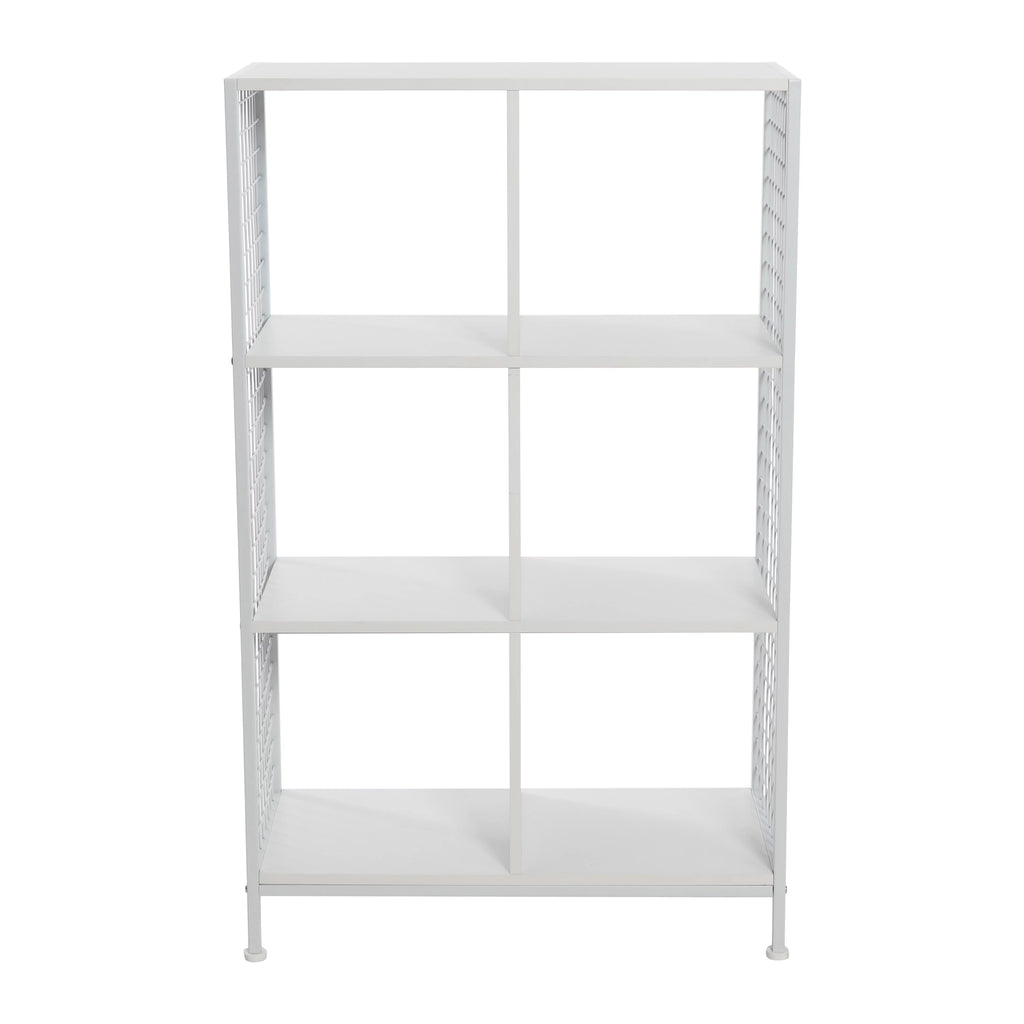 6 Cube White Storage Wall Unit B601312