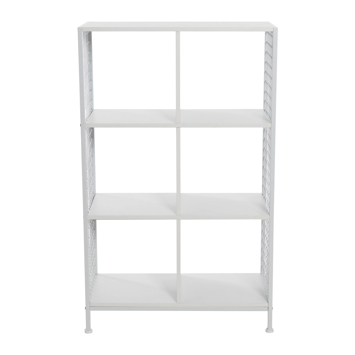 6 Cube White Storage Wall Unit B601312