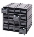 Gray Storage Cabinet with 16 Drawers L88609