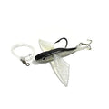 8" Flying Fish Lure Rigged with Stinger Hook (Black) C350424